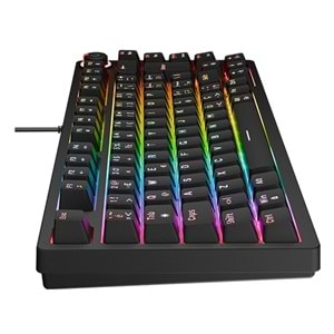 Rampage ENIGMA 75 Siyah Türkçe Q Red Switch Kompakt Mekanik Gaming (Oyuncu) Klavye