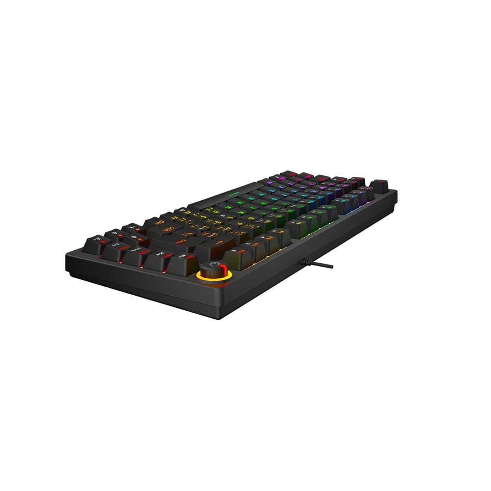 Rampage ENIGMA 75 Siyah Türkçe Q Red Switch Kompakt Mekanik Gaming (Oyuncu) Klavye