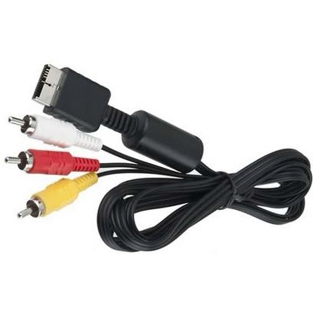 Ps2 Av Lcd Tv 3Rca Scart Lale Bağlantı Kablosu 4620