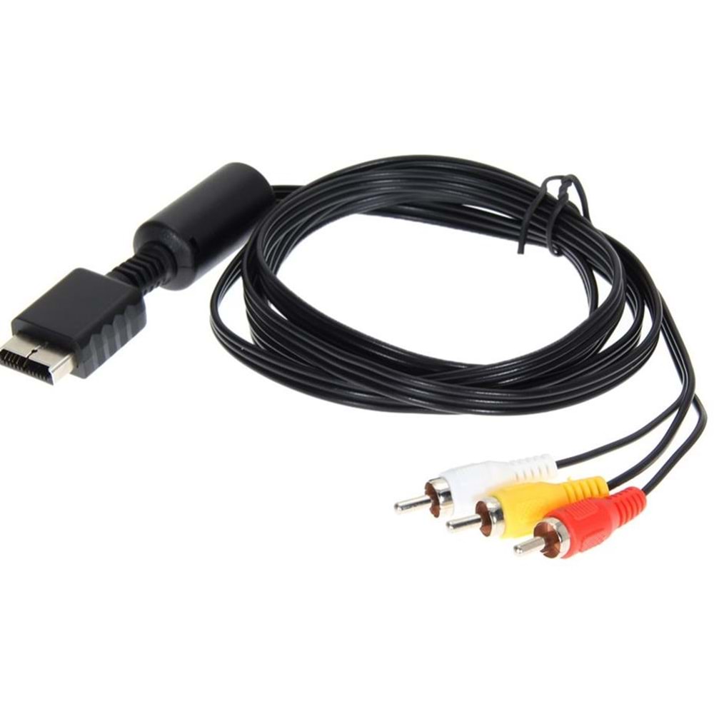 Ps2 Av Lcd Tv 3Rca Scart Lale Bağlantı Kablosu 4620