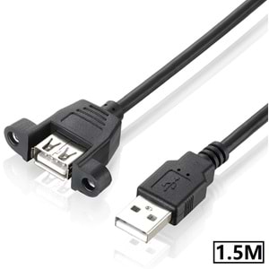 Usb Dişi Erkek Panel Tipi Data Uzatma Kablosu 1.5 Metre 4887