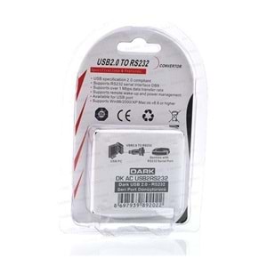 Dark USB 2.0 –RS232 USB-SERİ çevirici (DK-AC-USB2RS232)