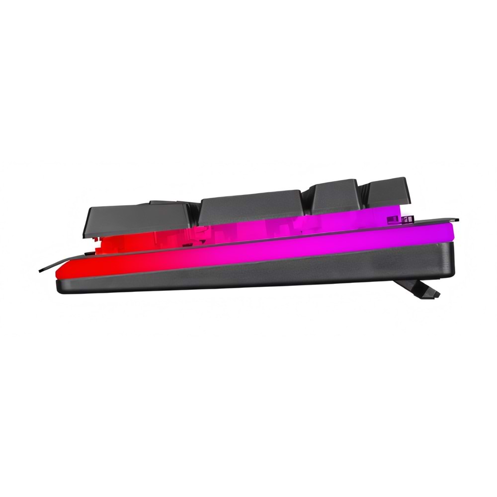 Rampage MIRACLE K2 Siyah USB RGB Aydınlatmalı Q Gaming (Oyuncu) Klavye