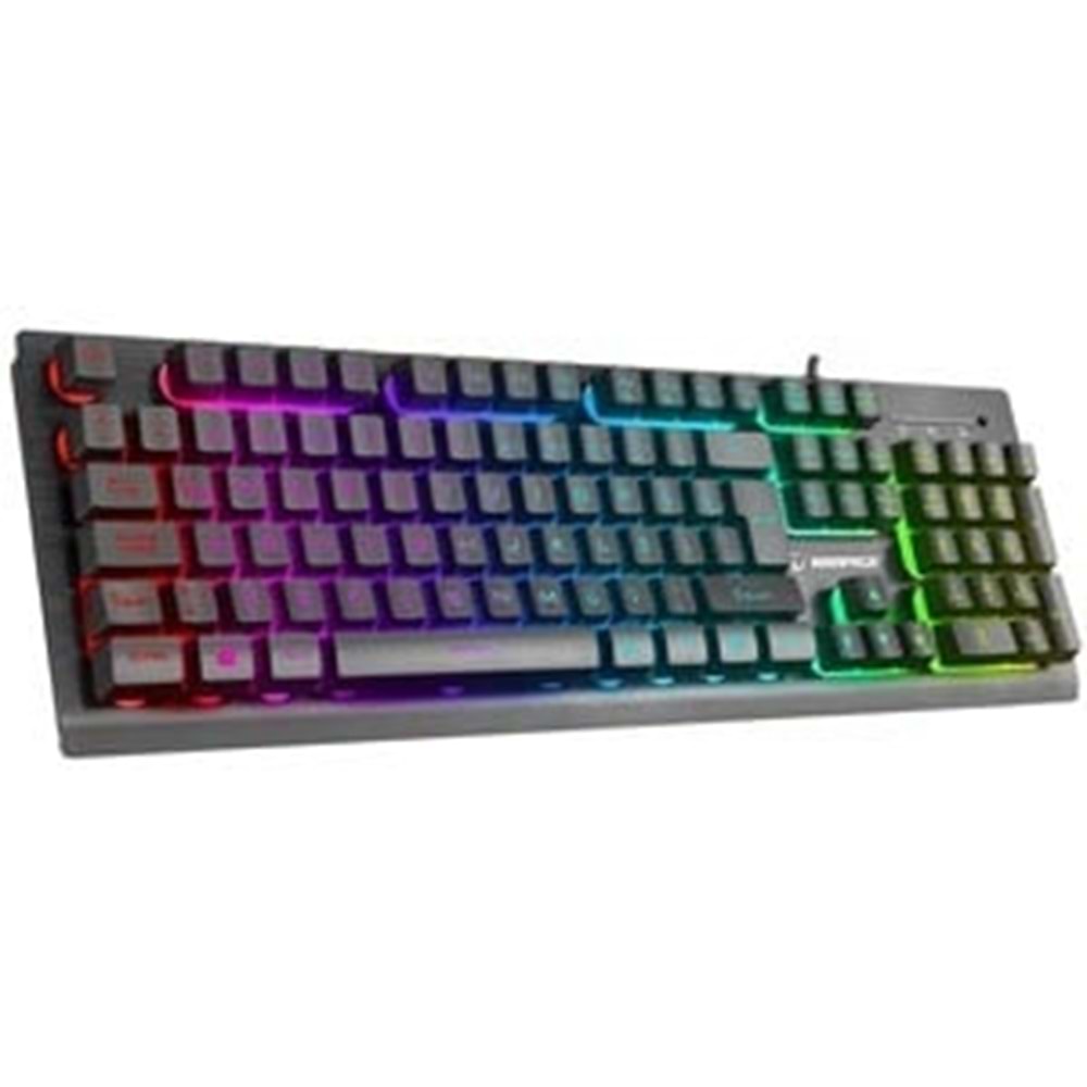 Rampage MIRACLE K2 Siyah USB RGB Aydınlatmalı Q Gaming (Oyuncu) Klavye