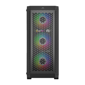 PowerBoost PB-PS5847B 600W USB 3.0 Tempered Glass Mesh RGB Fanlı ATX Mid Tower Gaming Kasa