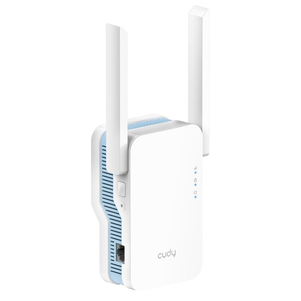 Cudy RE1200 5ghz 867MBPS, 2.4ghz 300MBPS, Wi-Fi Mesh Menzil Genişletici REPEATER (AC1200 Serisi)