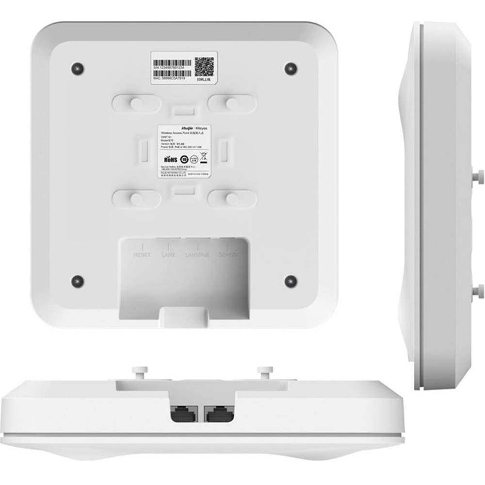 Ruijie -Reyee RG-RAP2260(G) Reyee Wi-Fi 6 1775Mbps Tavana Monte Erişim Noktası