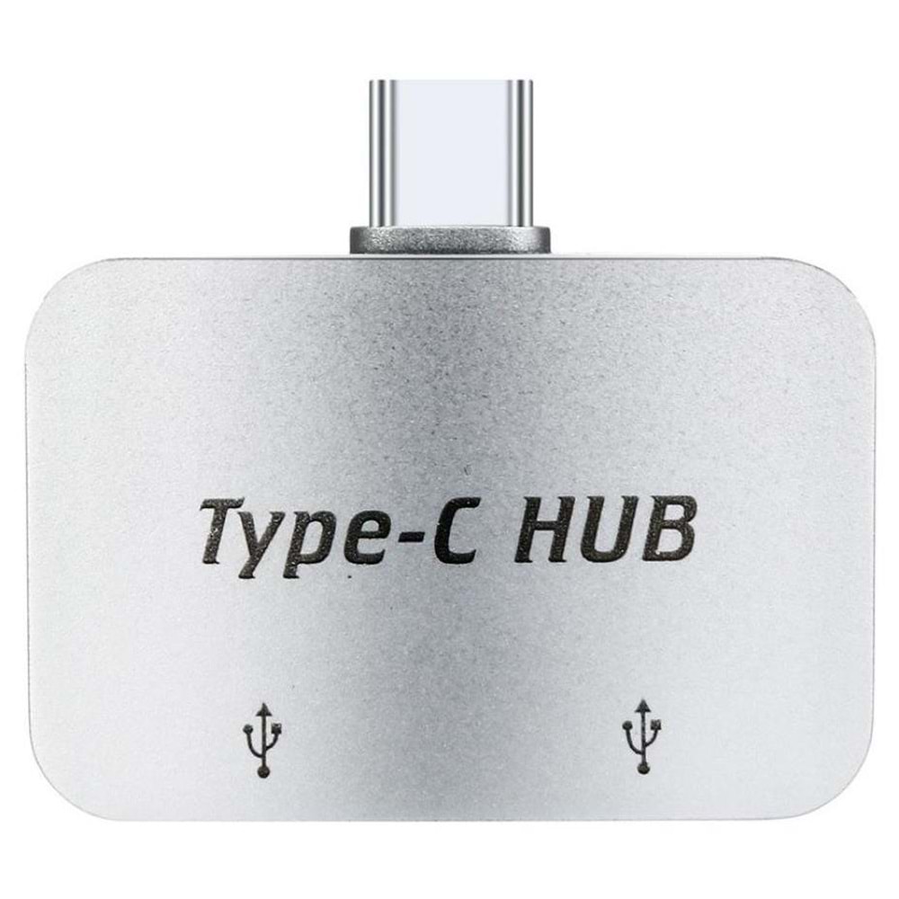 Type C To Usb 3.0 2 Port Hub 3.1 Çevirici Dönüştürücü Çoklayıcı Çoğaltıcı 4493
