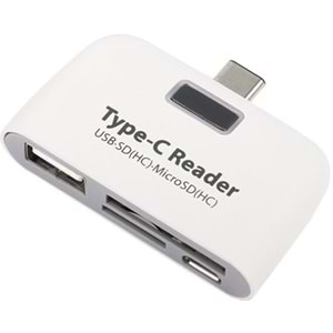 Type C Usb 3.1 Kart Okuyucu Micro Usb Sd Card Reader Çevirici 4941
