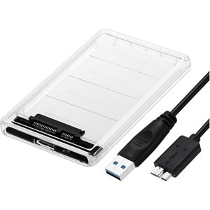 2.5” HDD/SSD USB 3.0 to SATA Dönüştürücü Harici Şeffaf Taşınabilir Kutusu 4266K