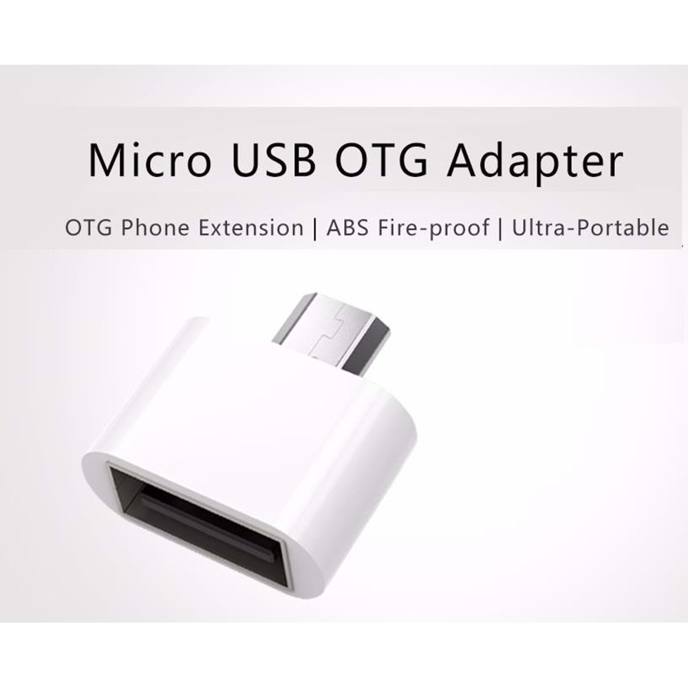 Micro Usb To Usb Android Otg Çevirici Dönüştürücü Adaptör 5039