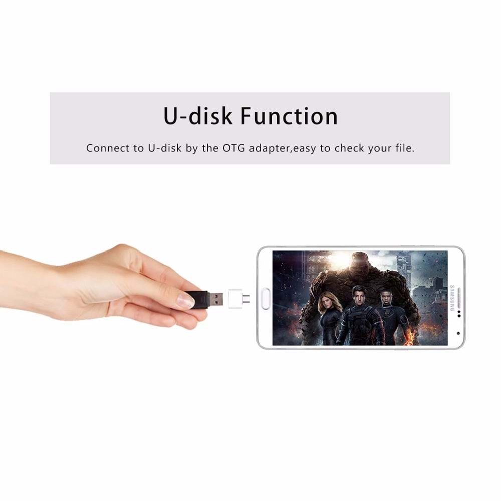 Micro Usb To Usb Android Otg Çevirici Dönüştürücü Adaptör 5039