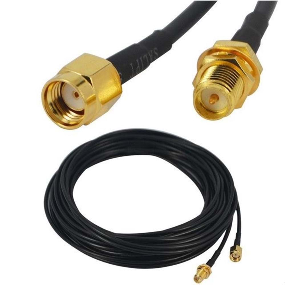 Wireless Wi-fi Anten Uzatıcı Uzatma Kablosu 1.5 Metre 4242