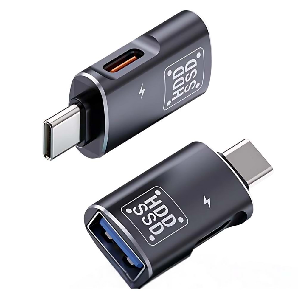 Type C Usb 3.0 Otg Hızlı Şarj Çevirici Dönüştürücü Adaptör PD12W 5016