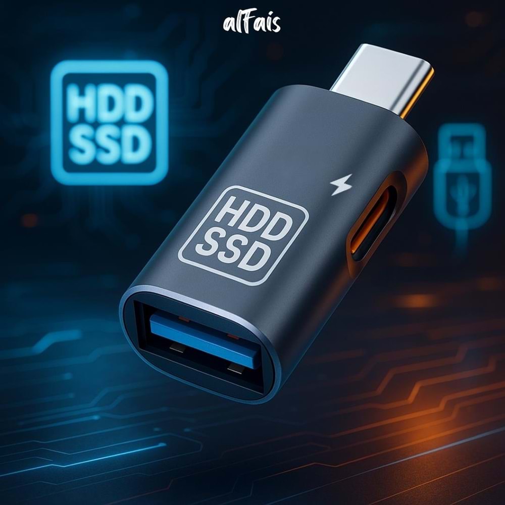 Type C Usb 3.0 Otg Hızlı Şarj Çevirici Dönüştürücü Adaptör PD12W 5016