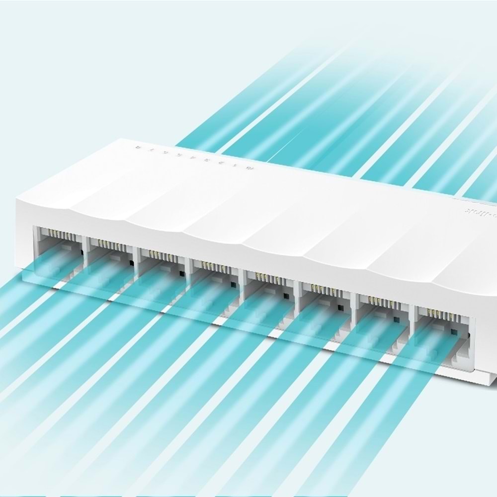 TP-LINK LS1008. 8-Port 10/100Mbps Masaüstü Switch