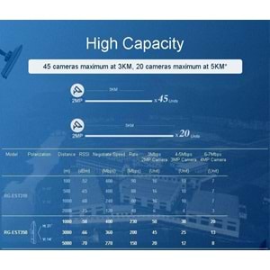 Ruijıe-Reyee RG-EST350 V2 2 Port 10/100/1000MBPS Ac 867MBPS 15DBI Dış Ortam Access Point