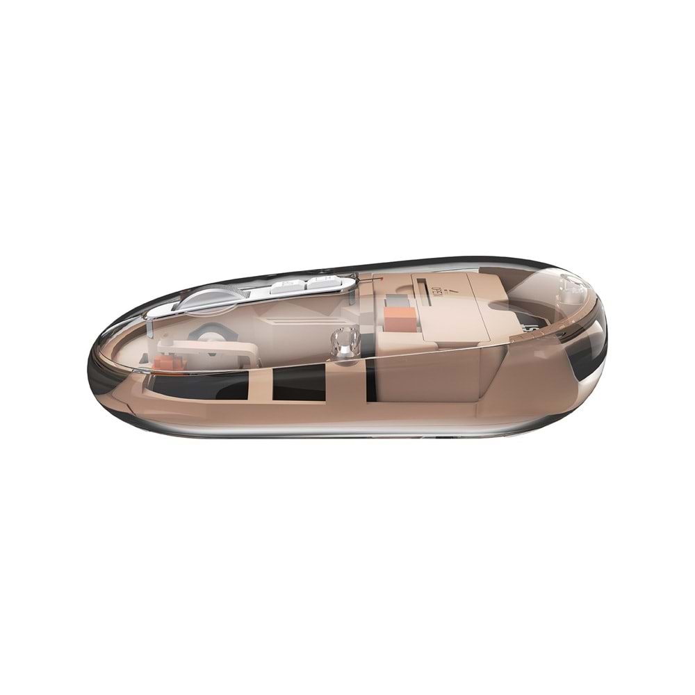 Everest SM-BT29 Glassy Rose Gold Transparan Şeffaf 2in1 Bluetooth ve 2.4ghz Kablosuz Mouse