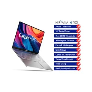 Casper Nirvana S100 Intel Core i7 13620H 16GB 1TB SSD Freedos 16