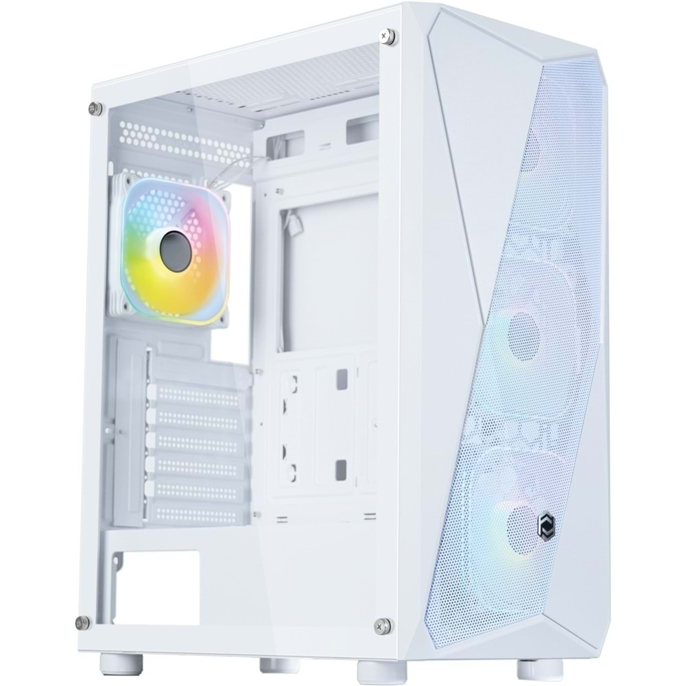 Frisby FX-105 600W 80+ 4xARGB FAN Mid Tower Beyaz Gaming (Oyuncu) Kasa