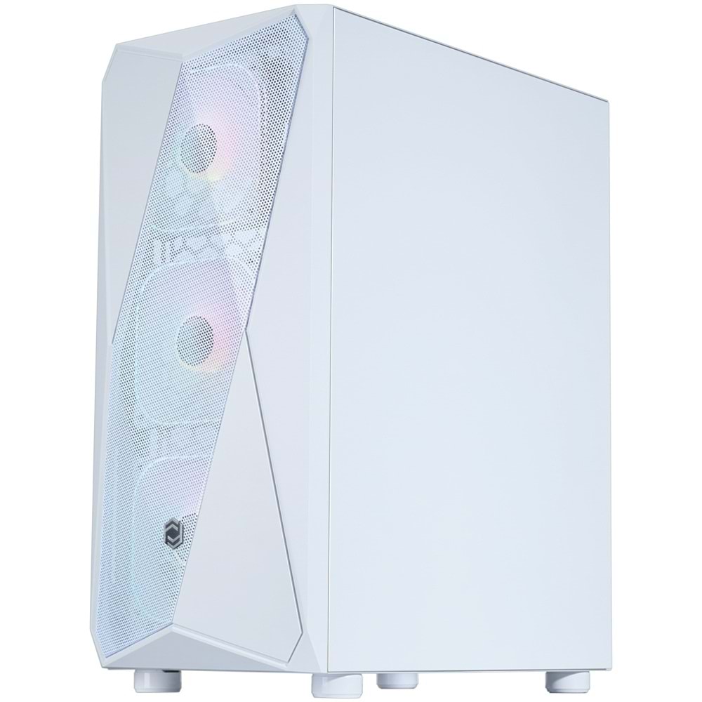 Frisby FX-105 600W 80+ 4xARGB FAN Mid Tower Beyaz Gaming (Oyuncu) Kasa