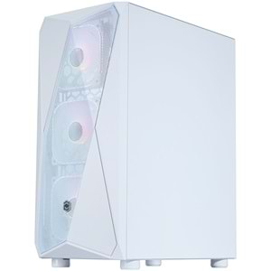 Frisby FX-105 600W 80+ 4xARGB FAN Mid Tower Beyaz Gaming (Oyuncu) Kasa