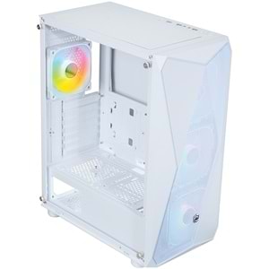 Frisby FX-105 600W 80+ 4xARGB FAN Mid Tower Beyaz Gaming (Oyuncu) Kasa
