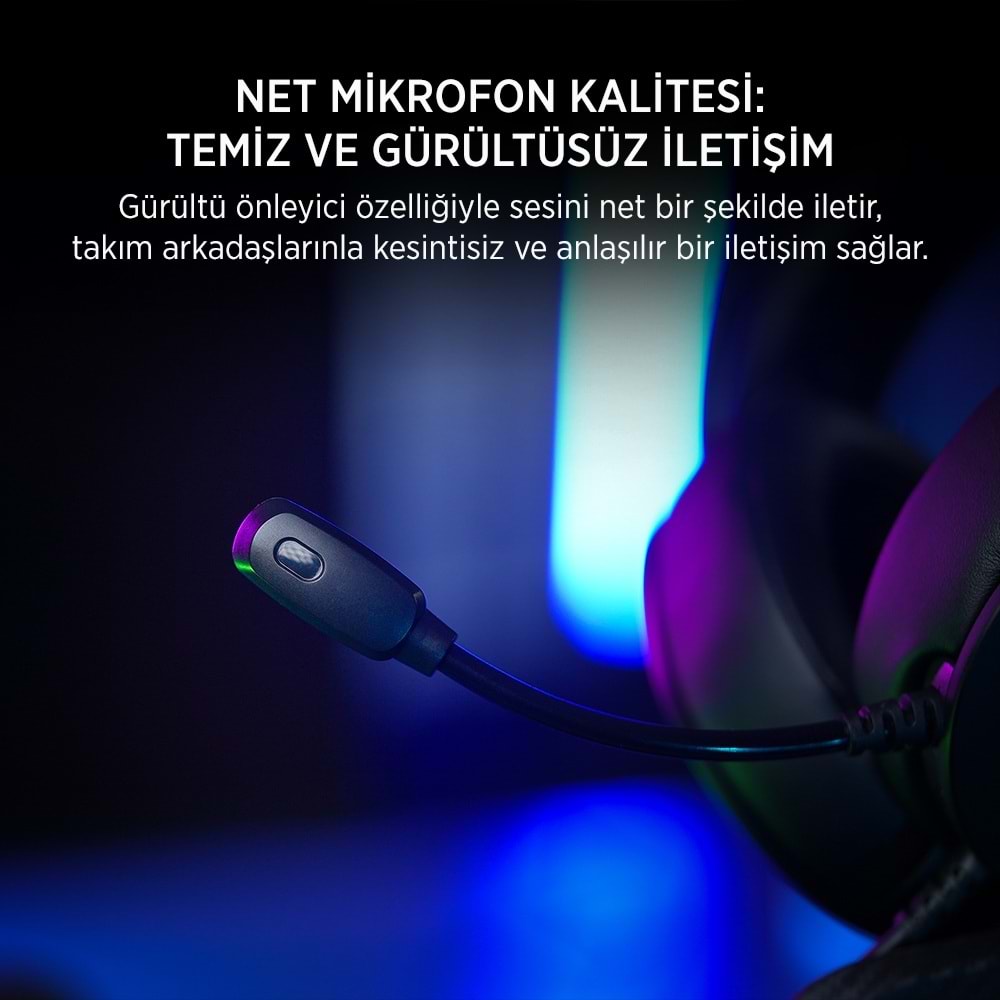 James Donkey 713 Rainbow 7.1 Siyah Gaming Kulaklık