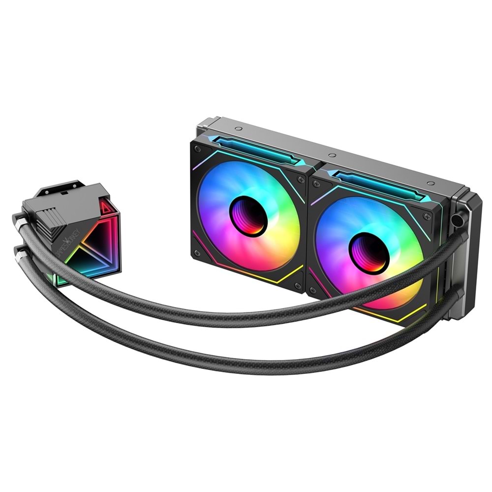 James Donkey Lugis JDC240 ARGB 240mm Sıvı İşlemci Soğutucu AM5 ve LGA1700 Uyumlu