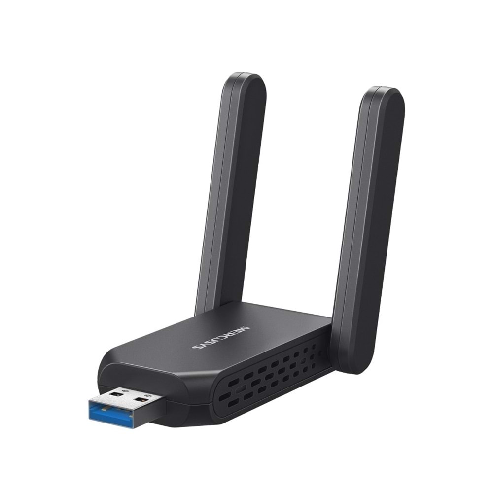 Mercusys MA72XH | USB Wi-Fi Adaptör | AX1800 Mbps Hız | Çift Bant | Yüksek Çekim Güçlü Antenler | USB 3.0 | Wpa3 | Mu-Mımo