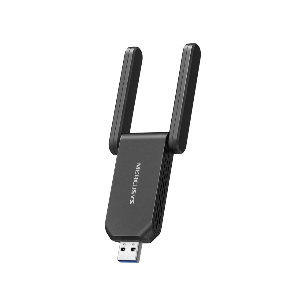 Mercusys MA72XH | USB Wi-Fi Adaptör | AX1800 Mbps Hız | Çift Bant | Yüksek Çekim Güçlü Antenler | USB 3.0 | Wpa3 | Mu-Mımo