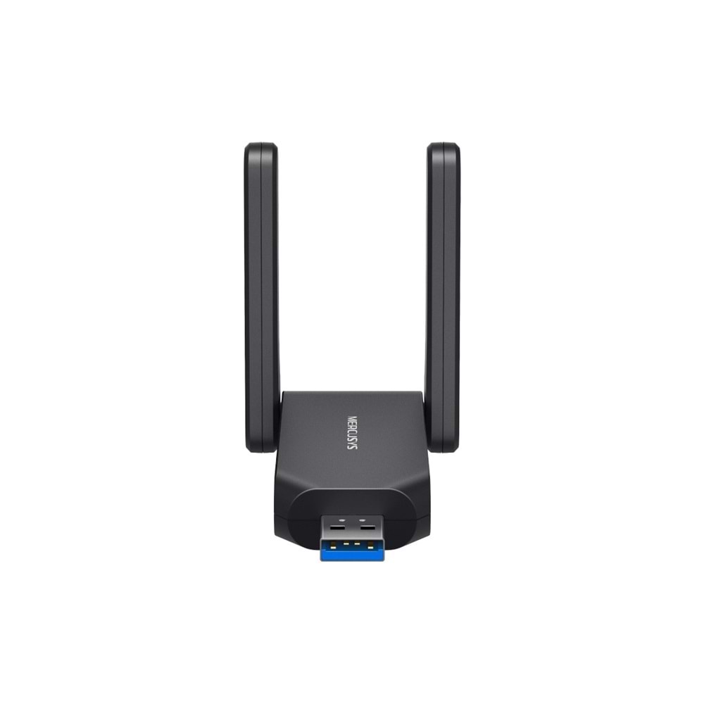 Mercusys MA72XH | USB Wi-Fi Adaptör | AX1800 Mbps Hız | Çift Bant | Yüksek Çekim Güçlü Antenler | USB 3.0 | Wpa3 | Mu-Mımo