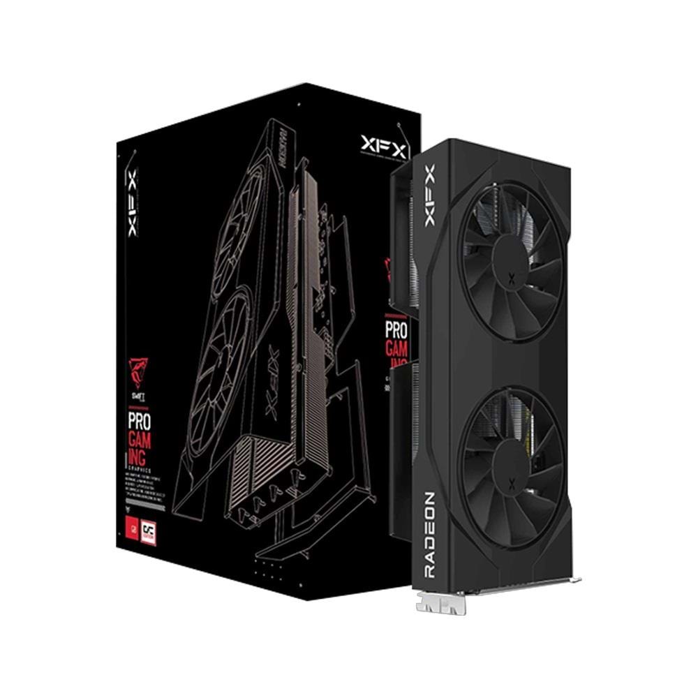 XFX SWIFT RADEON RX 9060 XT GAMING DUAL OC 16GB GDDR6 128Bit AMD Ekran Kartı