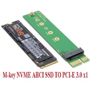 Ngff M Key Nvme Ahci Ssd To Pci-e 3.0 1x 960 Evo Kart Çevirici Dönüştürücü Adaptör 4396