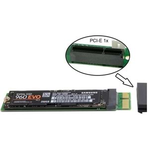 Ngff M Key Nvme Ahci Ssd To Pci-e 3.0 1x 960 Evo Kart Çevirici Dönüştürücü Adaptör 4396