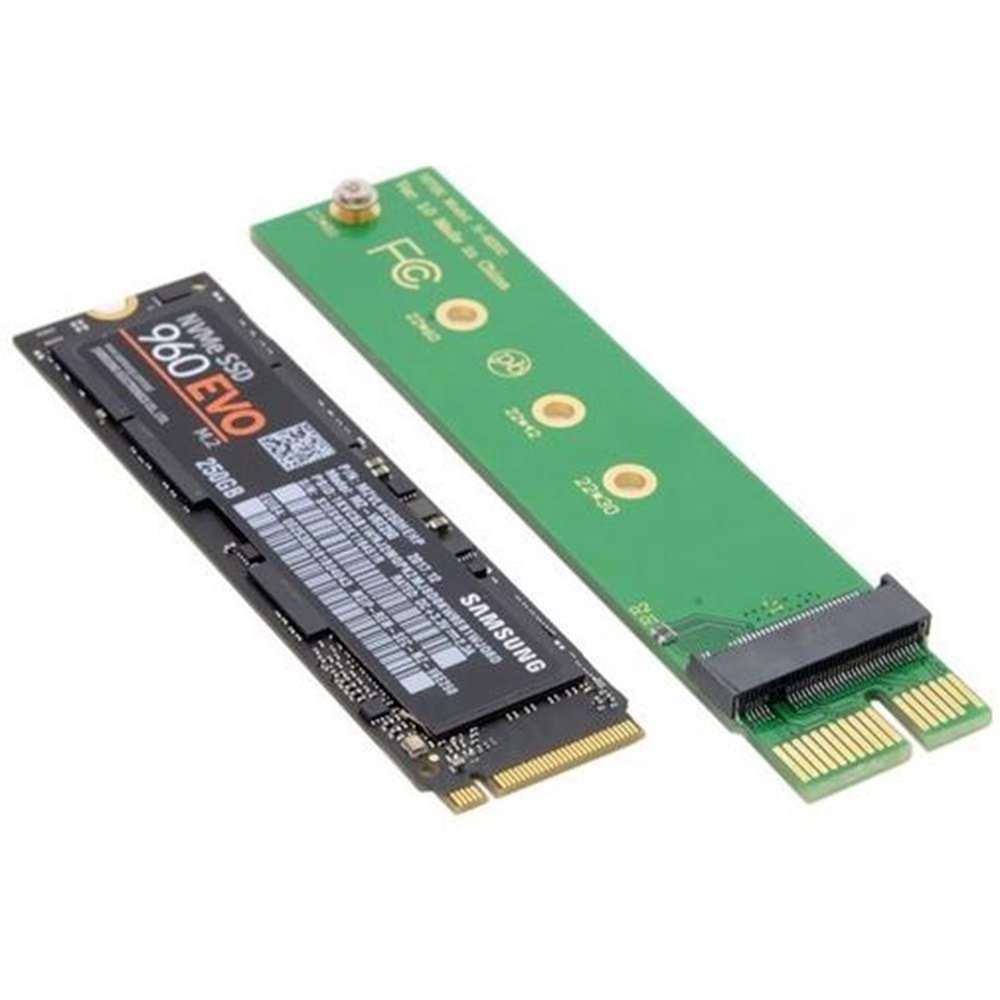 Ngff M Key Nvme Ahci Ssd To Pci-e 3.0 1x 960 Evo Kart Çevirici Dönüştürücü Adaptör 4396