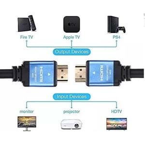 Hdmi 2.0 Lcd Laptop Monitör Görüntü Kablosu 4k Uhd 1.5 Metre 4761