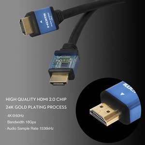 Hdmi 2.0 Lcd Laptop Monitör Görüntü Kablosu 4k Uhd 1.5 Metre 4761