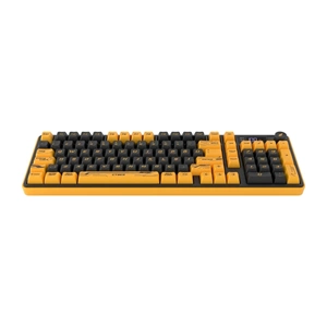 Hawk Gaming HK258CY Membrane LCD RGB Kablosuz/Bluetooth Cyber Sarı Siyah Full Türkçe Gaming Klavye