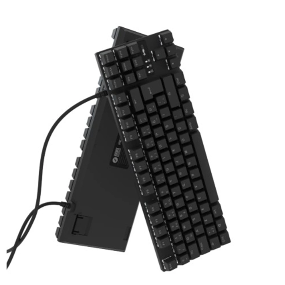 Hawk HK410 Mekanik Mavi Switch 19 Mod RGB Kablolu Siyah TKL Türkçe Gaming Oyuncu Klavye