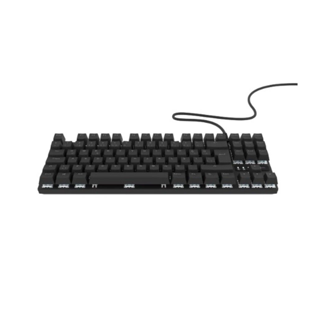 Hawk HK410 Mekanik Mavi Switch 19 Mod RGB Kablolu Siyah TKL Türkçe Gaming Oyuncu Klavye