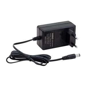 Weko 12 Volt 2 Amper 24 Watt Plastik Kasa Priz Tipi Adaptör (5.5x2.5 Uçlu)