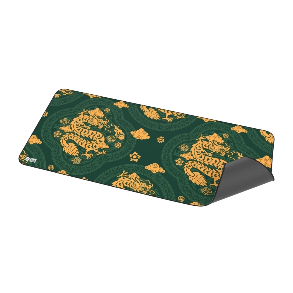 Hawk Green Dragon 90x40 Mouse Pad