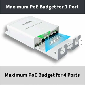 4+1 1 PoE Giriş - 4 PoE Çıkışlı PoE Extender (PoE Çoklayıcı) -Outdoor (104JF)