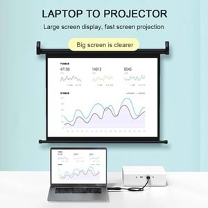 4K Destekli Displayport Hdmi Çevirici Dönüştürücü Adaptör 4946