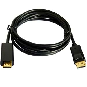 Displayport To Hdmi 3 Metre Çevirici Dönüştürücü Adaptor Kablosu 5107