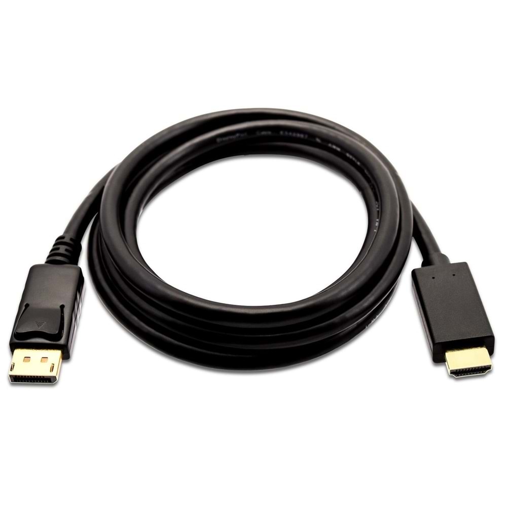 Displayport To Hdmi 3 Metre Çevirici Dönüştürücü Adaptor Kablosu 5107