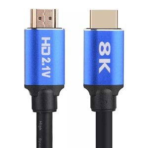8K Ultra HD 2.1V 48Gbps Altın Kaplama Hdmi Kablo UHD 2 Metre 5095