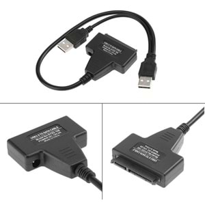 Usb 3.0 2.5 3.5 İnç Sata Hdd SSD Hard Disk Çevirici Dönüştürücü Kablosu 5142