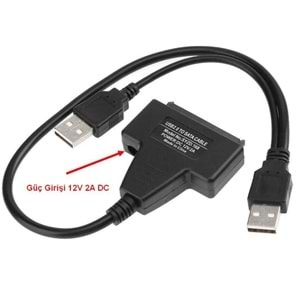 Usb 3.0 2.5 3.5 İnç Sata Hdd SSD Hard Disk Çevirici Dönüştürücü Kablosu 5142